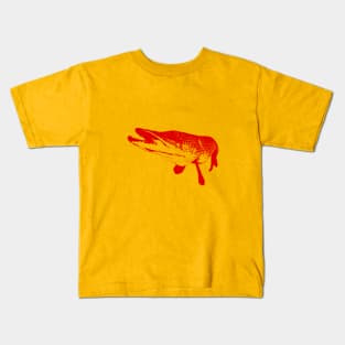 Pike red design Kids T-Shirt